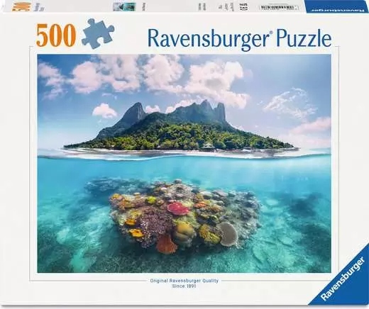 Ravensburger - Island Waterescape, 500 - 500 PIÈCES - RAVENSBURGER
