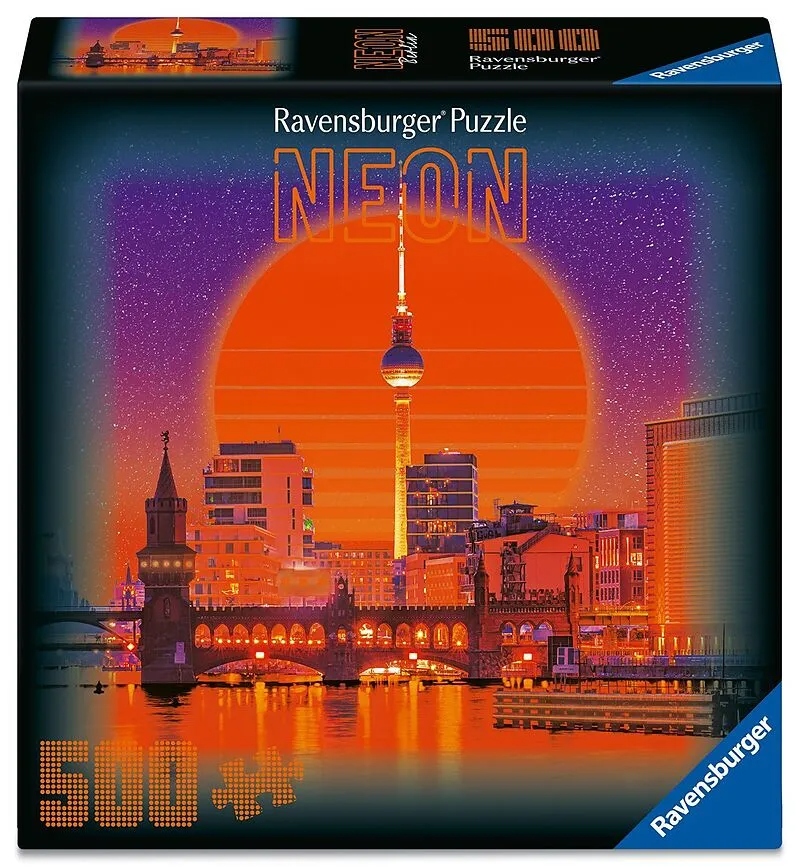 Ravensburger - Neon Berlin, 500 pièces - 500 PIÈCES - RAVENSBURGER