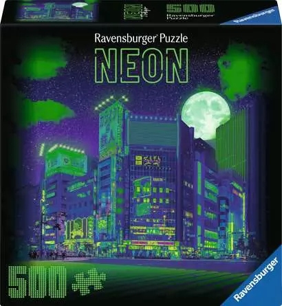 Ravensburger - Neon Tokyo, 500 pièces - 500 PIÈCES - RAVENSBURGER