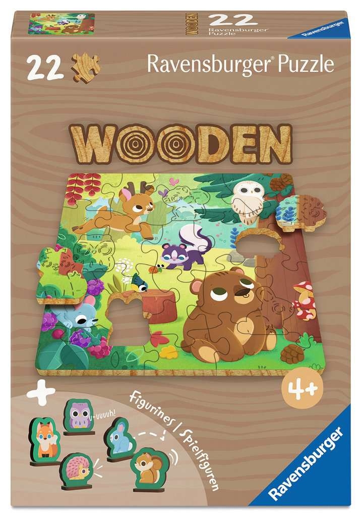 Ravensburger - Bois Animaux forêt, 22 pc - 22 PIÈCES - RAVENSBURGER