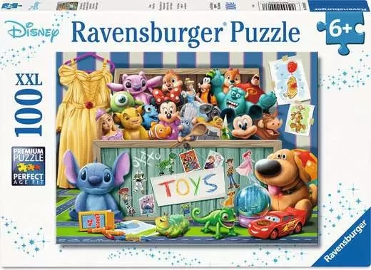 Ravensburger - Coffre Jouets Pixar, 100 - 100 PIÈCES XXL - RAVENSBURGER