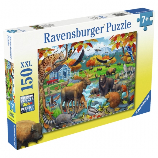Ravensburger - Rassemblement de la faune - 150 PIÈCES XXL - RAVENSBURGER