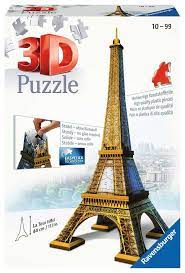 Ravensburger - 3D, Tour Eiffel Mini - 3D - RAVENSBURGER