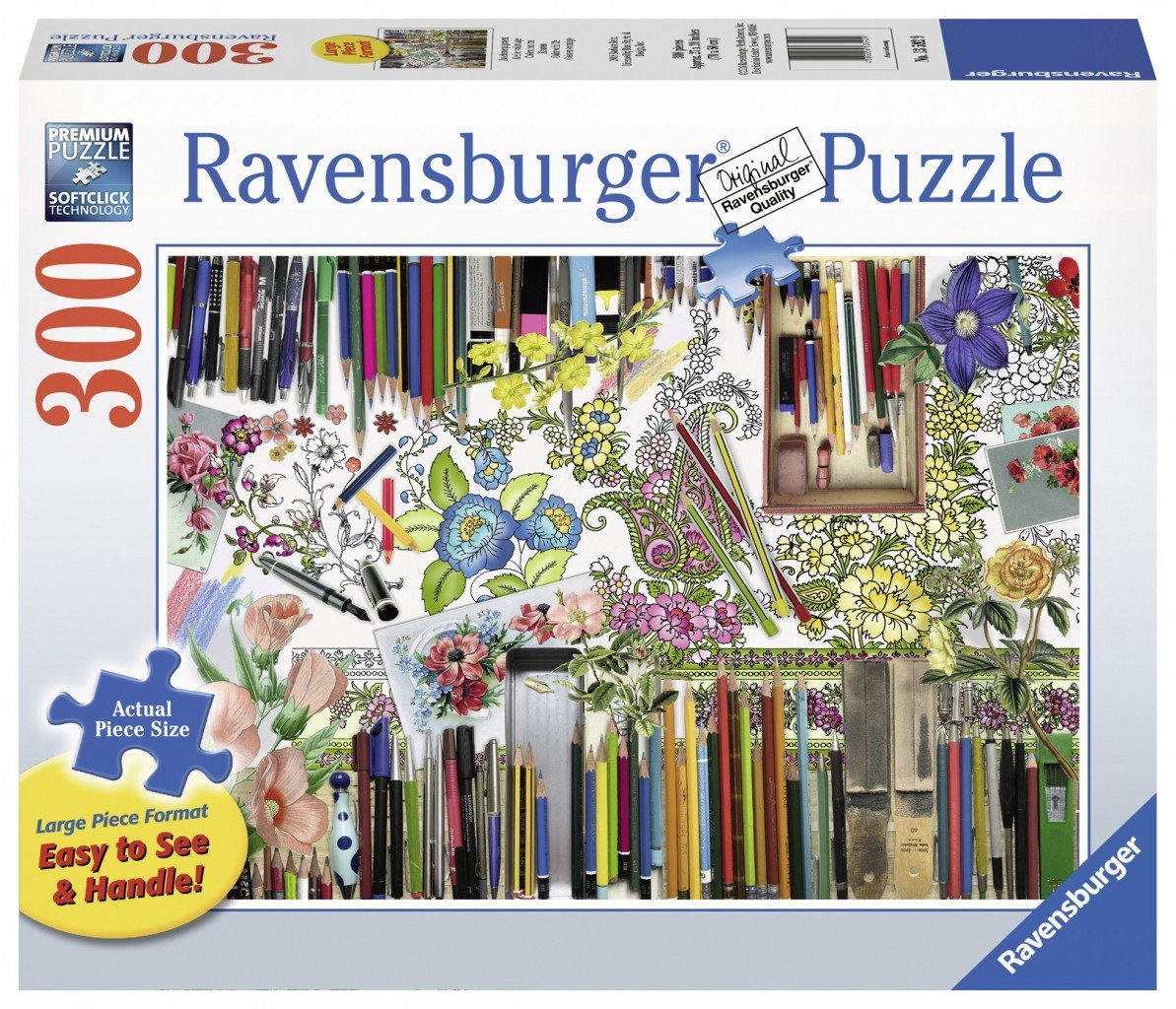 CASSE-TÊTE 300XL ATELIER COLORIAGE - CASSE-TÊTE ADULTES - RAVENSBURGER