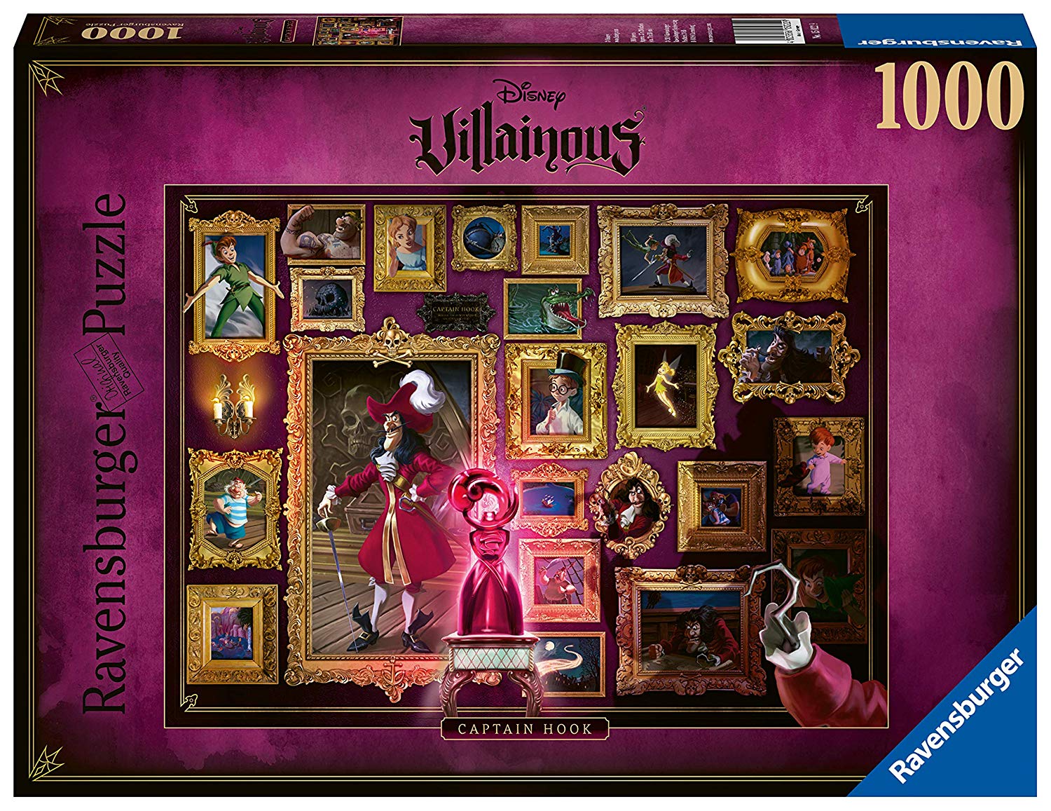 RAVENSBURGE 1000 VILLAINOUS CAP. CROCHET - CASSE-TÊTE ADULTES - RAVENSBURGER