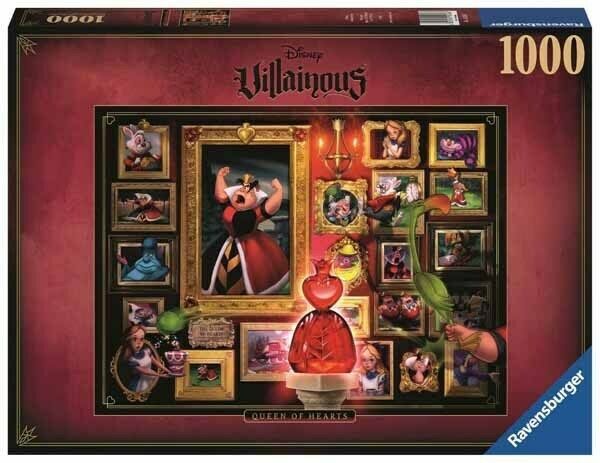 RAVENSBUR 1000 VILLAINOUS DAME DE COEUR - CASSE-TÊTE ADULTES - RAVENSBURGER