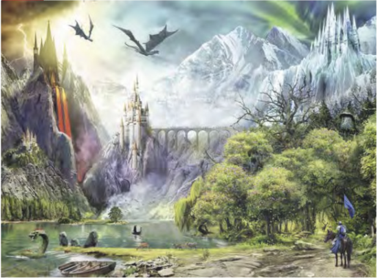 RAVENSBURGER 3000 REGNE DES DRAGONS - CASSE-TÊTE ADULTES - RAVENSBURGER