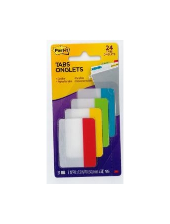 POST-IT ONGLETS ASST - PAPETERIE - 3M