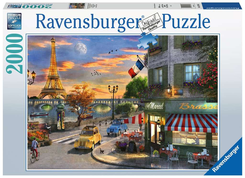 RAVENSBURGER 2000 SOIRÉE À PARIS - 2000 PIÈCES ET PLUS - RAVENSBURGER
