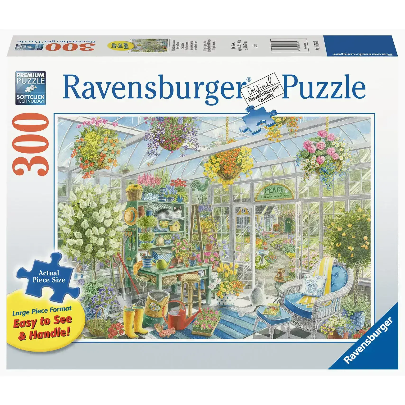 CASSE-TETE 300XL SERRE EN FLEURS - 300 PIÈCES XL - RAVENSBURGER