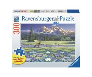 CASSE-TETE 300XL CERFS & COURTEPOINTE - 300 PIÈCES XL - RAVENSBURGER