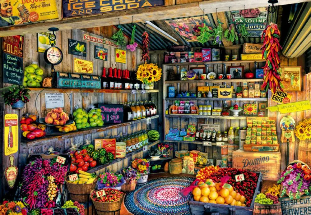 Educa, ÉPICERIE 2000 pieces - 1000 PIÈCES - educa