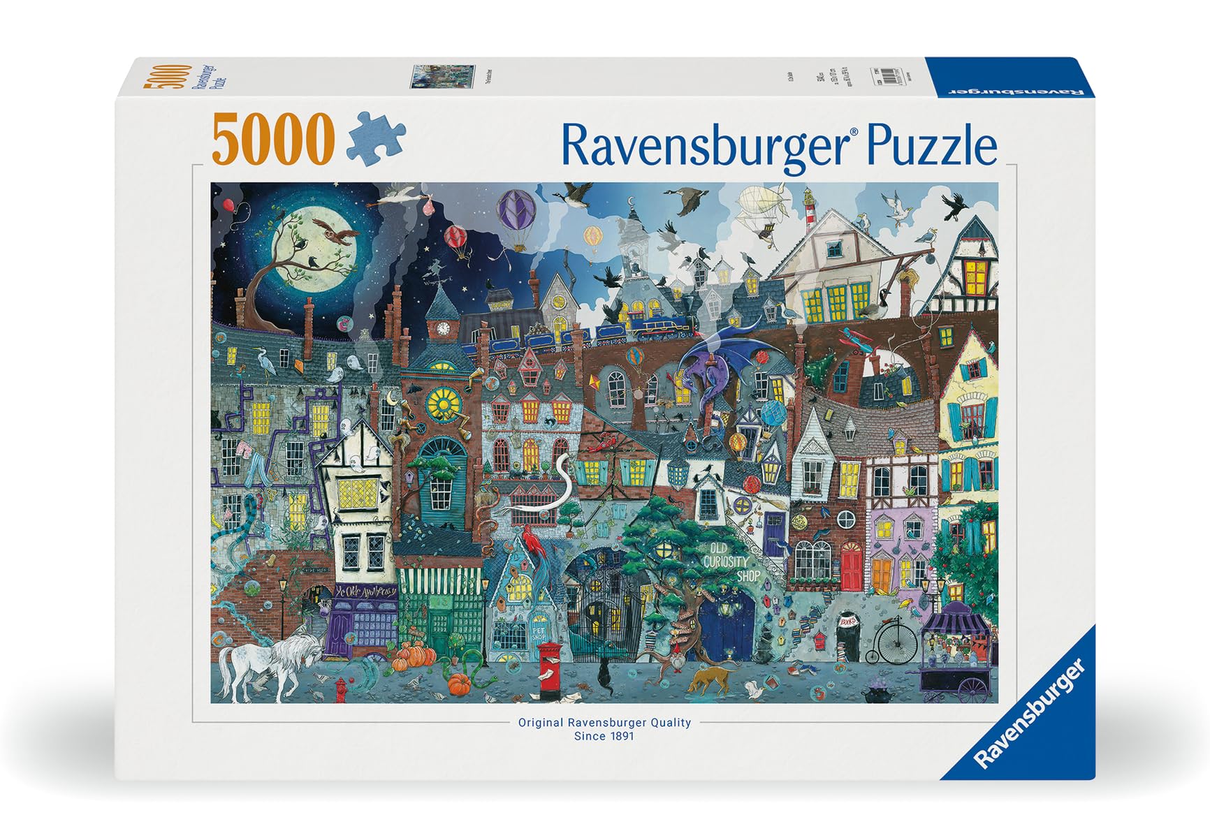 Ravensburger - Rue Fantastique, 1000 pce - 2000 PIÈCES ET PLUS - RAVENSBURGER