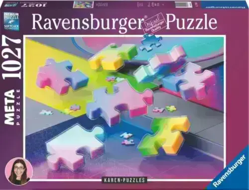 RAVENSBURGER 1000, CASCADE DE COULEURS - 1000 PIÈCES - RAVENSBURGER