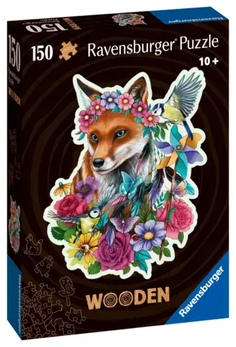 RAVENSBURGER 150 BOIS, FORME RENARD - BOIS - RAVENSBURGER