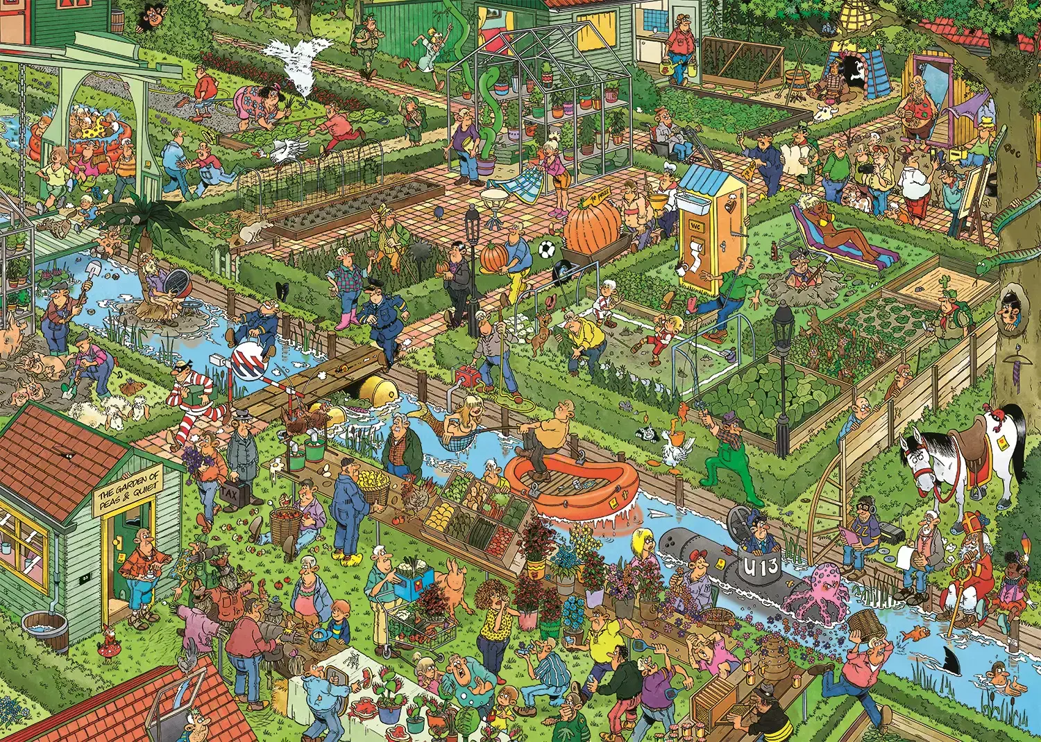 JUMBO 1000 LE JARDIN DE LÉGUMES JVH - CASSE-TÊTE ADULTES - JUMBO