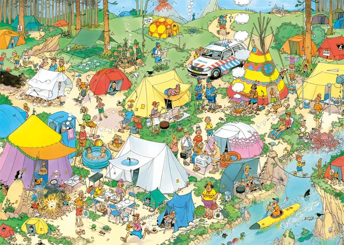 JUMBO 1000 CAMPING EN FORÊT JVH - CASSE-TÊTE ADULTES - JUMBO