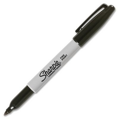 MARQUEUR SHARPIE NOIR FIN - INSTRUMENTS D'ECRITURE - MICROSOFT