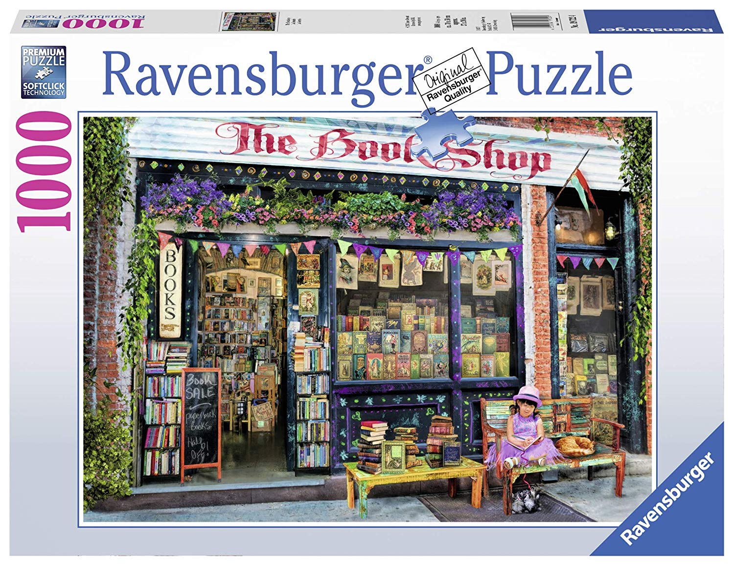 RAVENSBURGER 1000 LA LIBRAIRIE - CASSE-TETE ADULTE - RAVENSBURGER