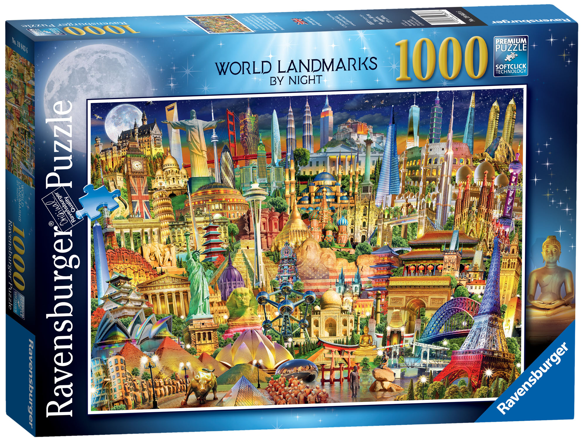 CASSE-TÊTE 1000 MONUMENT DU MONDE DE NUI - CASSE-TÊTE ADULTES - RAVENSBURGER