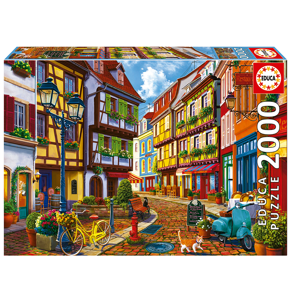 Educa, Rue Radieuse 2000pieces - 2000 PIÈCES ET PLUS - educa