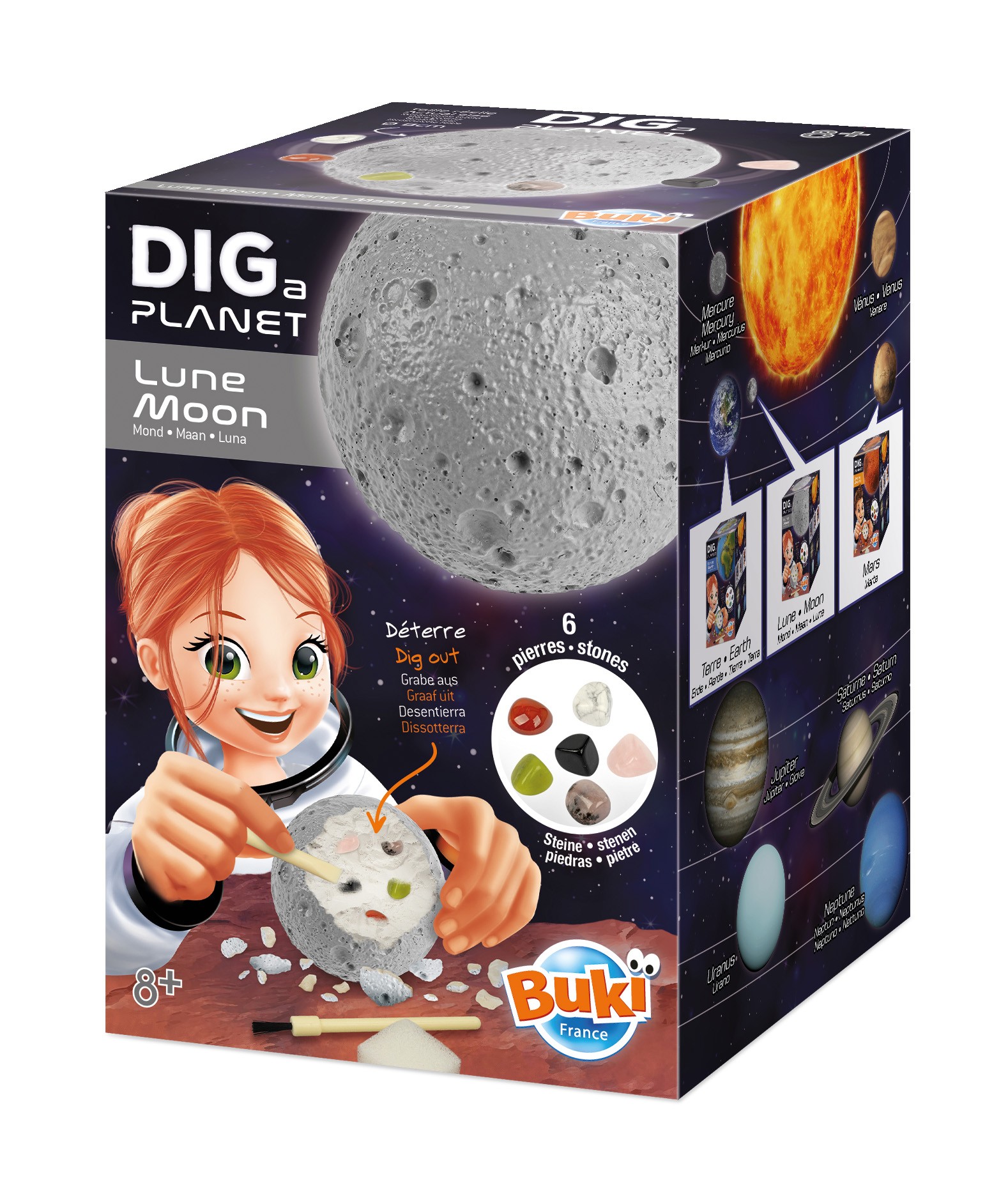 Buki France - Dig a Planet - Lune - Buki France - Dig a Planet - Lune - RAVENSBURGER