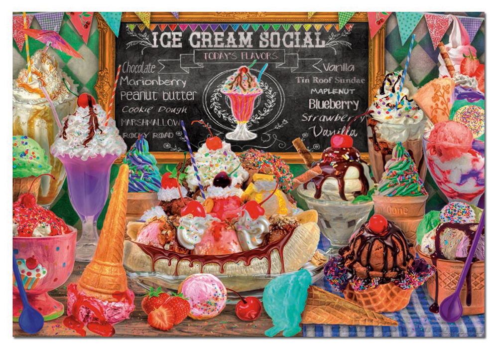 Educa - Boutique de glaces, 500 pièces - 999 PIECES ET MOINS - educa