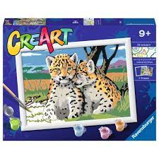 Creart - Peinture par numéros, Safari - DESSIN & COLORIAGE - RAVENSBURGER