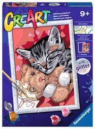 Creart - Peinture par numéfros, Peaceful - DESSIN & COLORIAGE - RAVENSBURGER