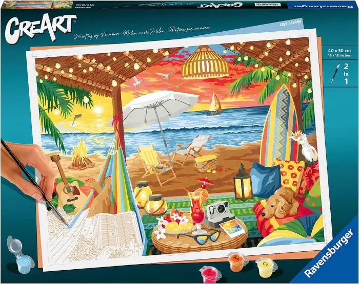 Creart - 30x40cm Cozy Cabana - DESSIN & COLORIAGE - RAVENSBURGER