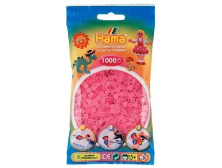 HAMA 1000 PERLES ROSE - - HAMA