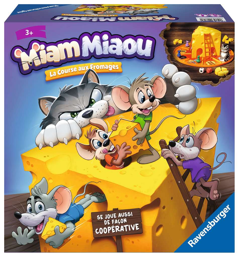 MIAM MIOU - JEUX POUR ENFANTS - RAVENSBURGER