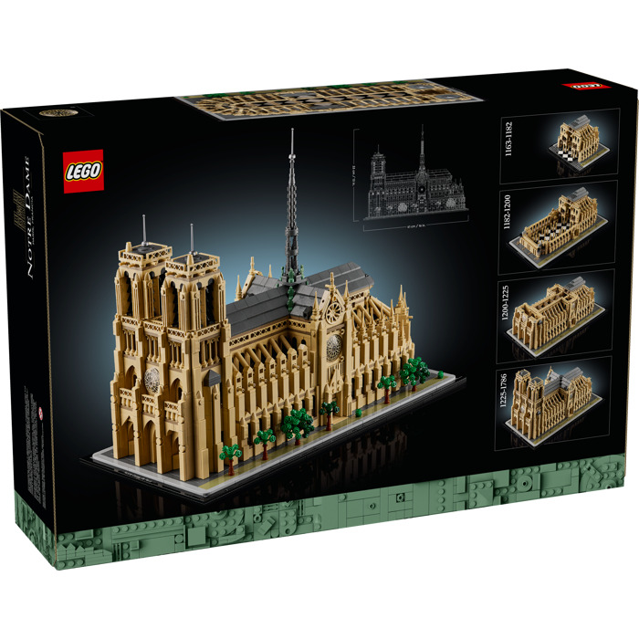 ARCHITECTURE - Notre-Dame de Paris - CONSTRUCTION - LEGO