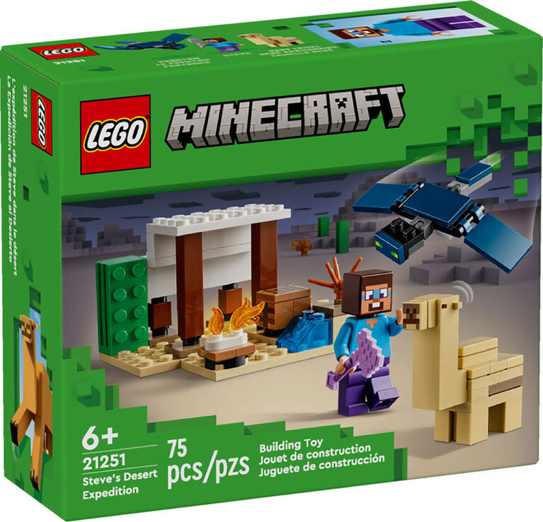 Minecraft - Expédition de Steve dans le - CONSTRUCTION - LEGO