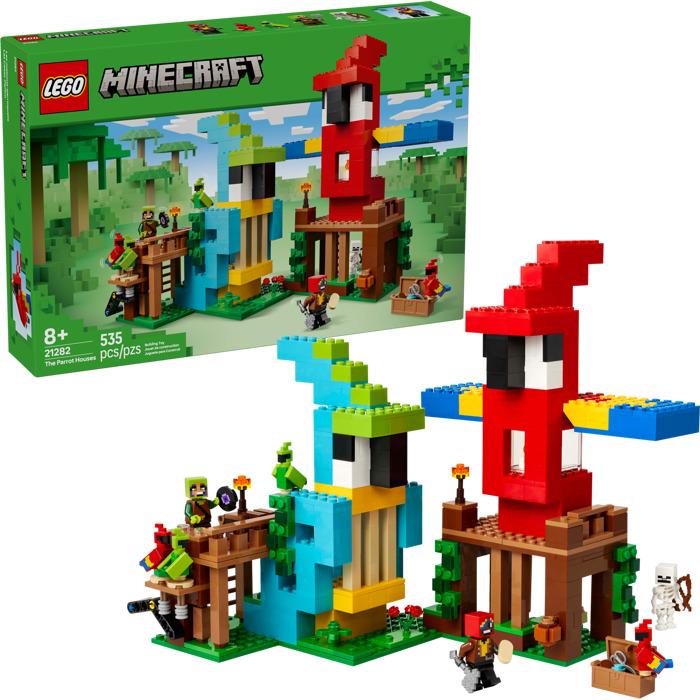 Minecraft - La maison de Perroquets - CONSTRUCTION - LEGO