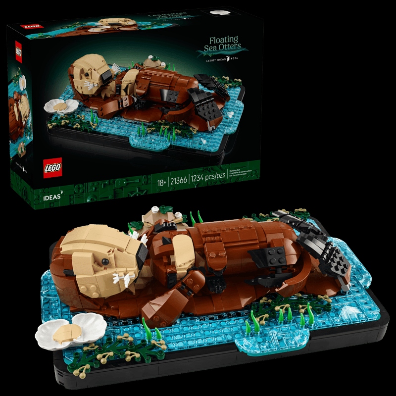 Ideas - Loutre flottant dans la mer - CONSTRUCTION - LEGO