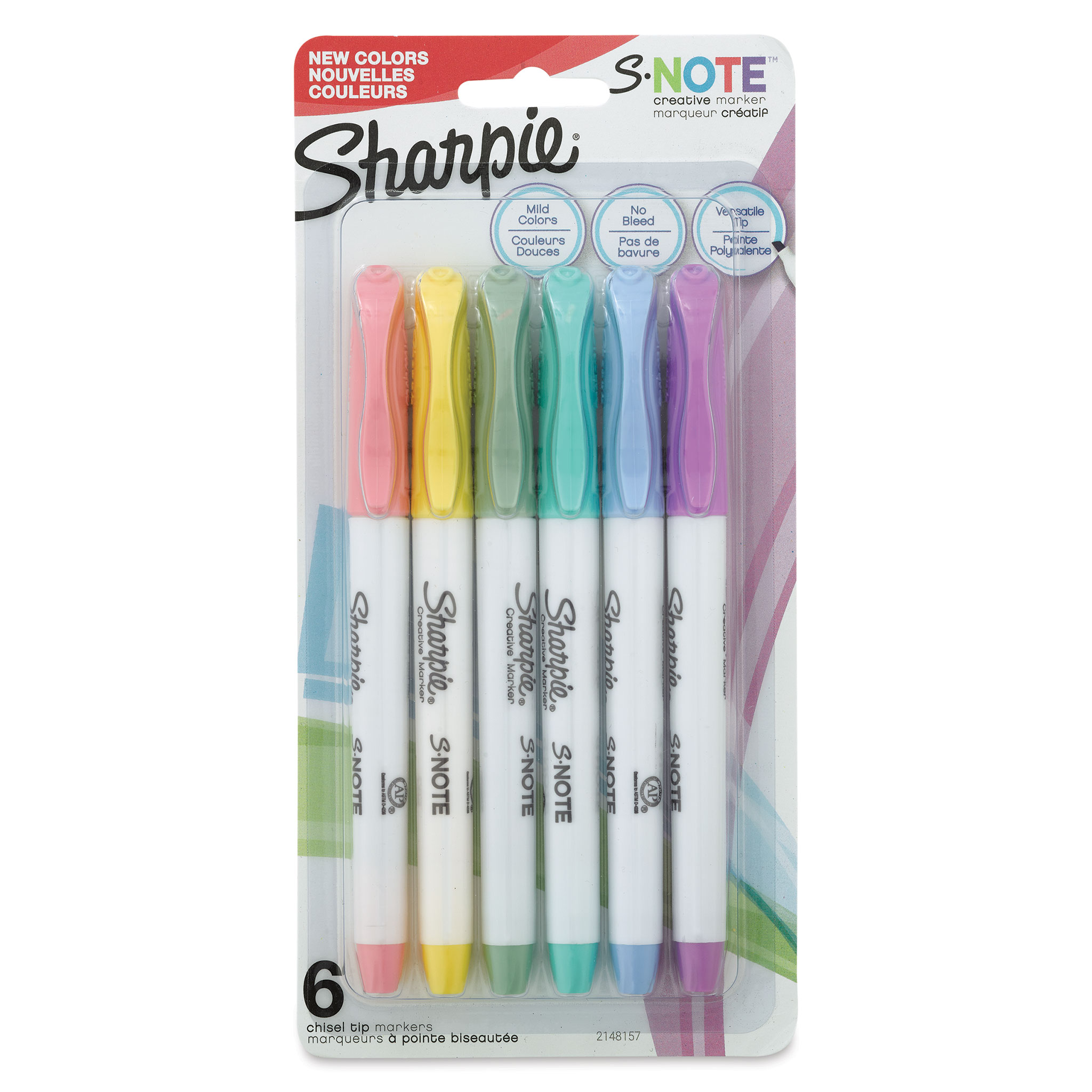 SHARPIE S-NOTE PQT. DE 6 - INSTRUMENTS D'ECRITURE - MICROSOFT