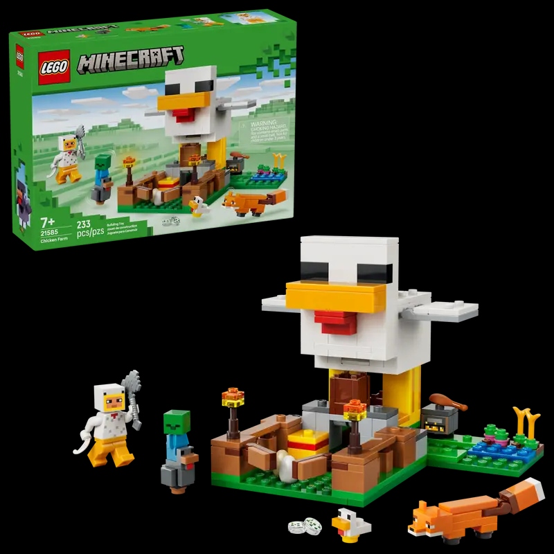 Minecraft - La ferme-poule - CONSTRUCTION - LEGO