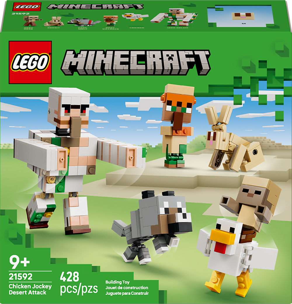Minecraft - attaque du désert du poulet - CONSTRUCTION - LEGO