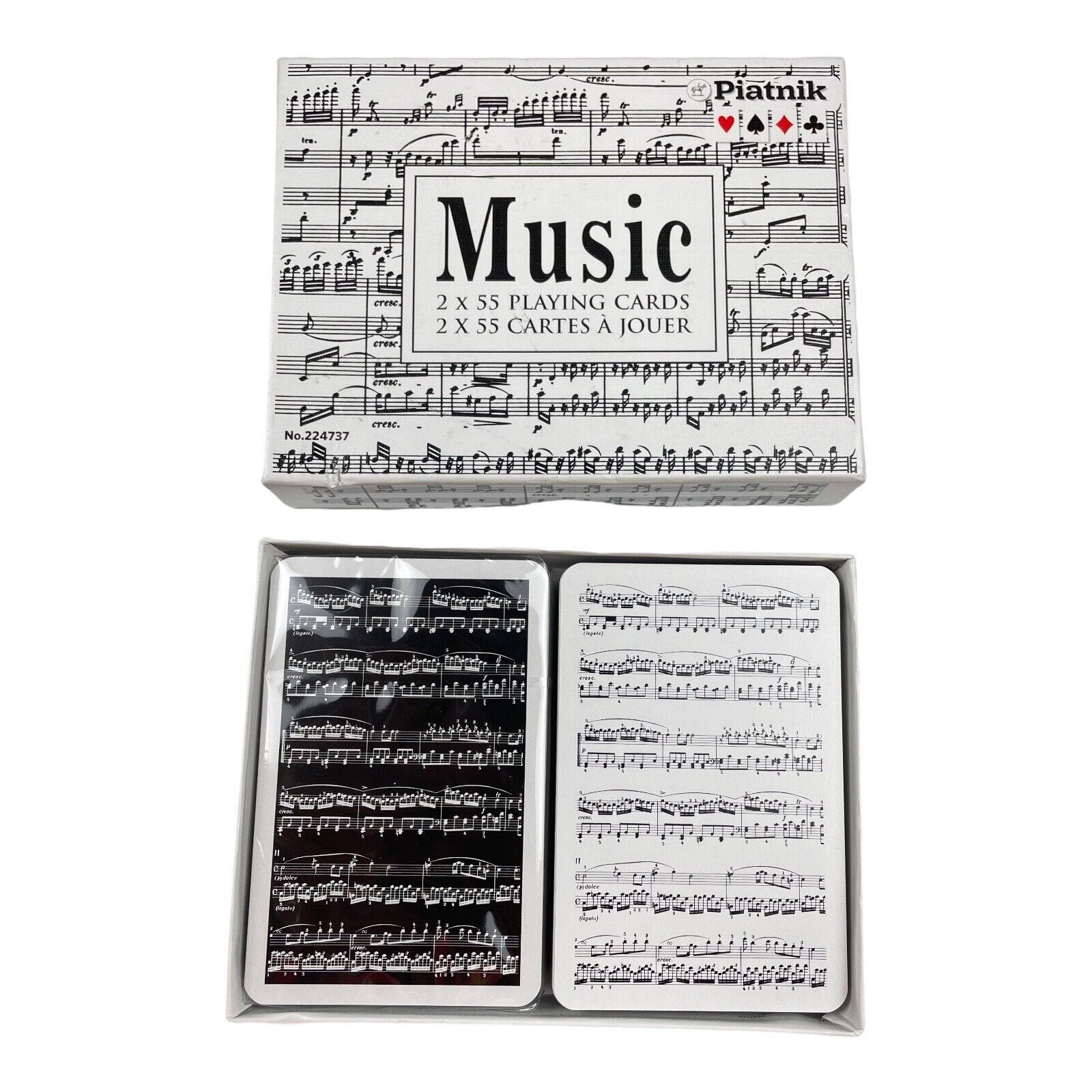 JEUX DE CARTES DOUBLE NOTES DE MUSIQUE - JEUX DE CARTES & DE VOYAGE - PIATNIK