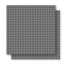 Brixies - 2 plaques gris foncé 16cm - CONSTRUCTION - Brixies