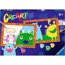 Creart - Peinture par numéros, Silly - DESSIN & COLORIAGE - RAVENSBURGER