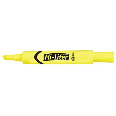 SURLIGNEUR HI-LITER JAUNE FLUO - INSTRUMENTS D'ECRITURE - avery