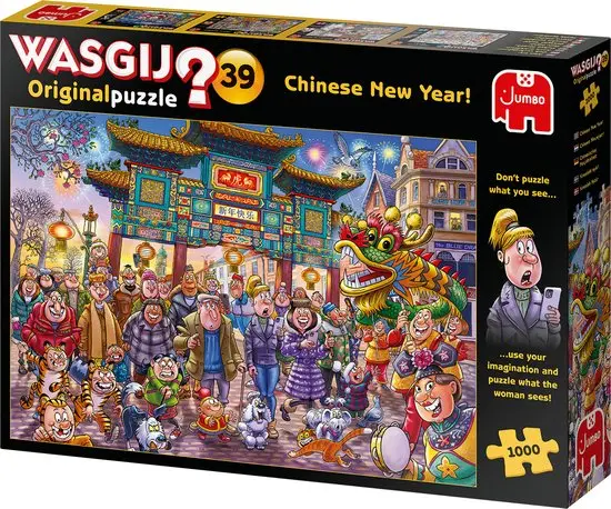 JUMBO WASGIJ ORIGINAL #39 NOUVEL AN CH - 1000 PIÈCES - JUMBO