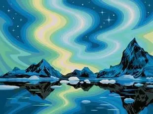 Creart - Northern Lights ( BIL ) 30x40cm - DESSIN & COLORIAGE - RAVENSBURGER