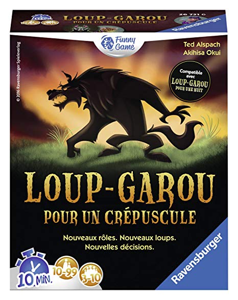 LOUP GAROU - POUR UN CRÉPUSCULE - JEUX DE PARTY & D'AMBIANCE - RAVENSBURGER