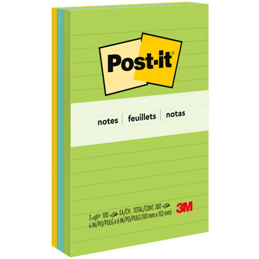 POST-IT ULTRA 4X6 LIGNE JAIPUR - PAPETERIE - 3M
