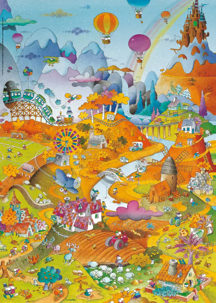 HEYE 1000 BY THE FIELD - 1000 PIÈCES - HEYE
