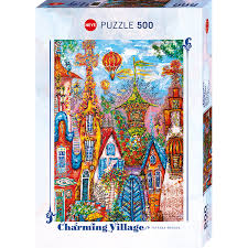Heye - Blue Gate , 500 pièces - 999 PIECES ET MOINS - HEYE