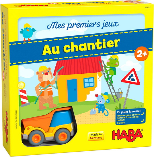 MES PREMIERS JEUX AU CHANTIER - JEUX POUR ENFANTS - HABA